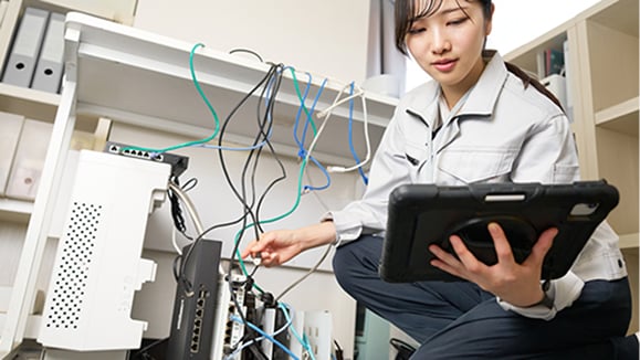 接続機器の設置と試験のイメージ